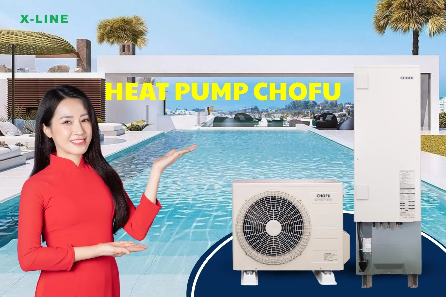 Mua máy nước nóng Heat Pump Chofu chính hãng tại Việt Nam