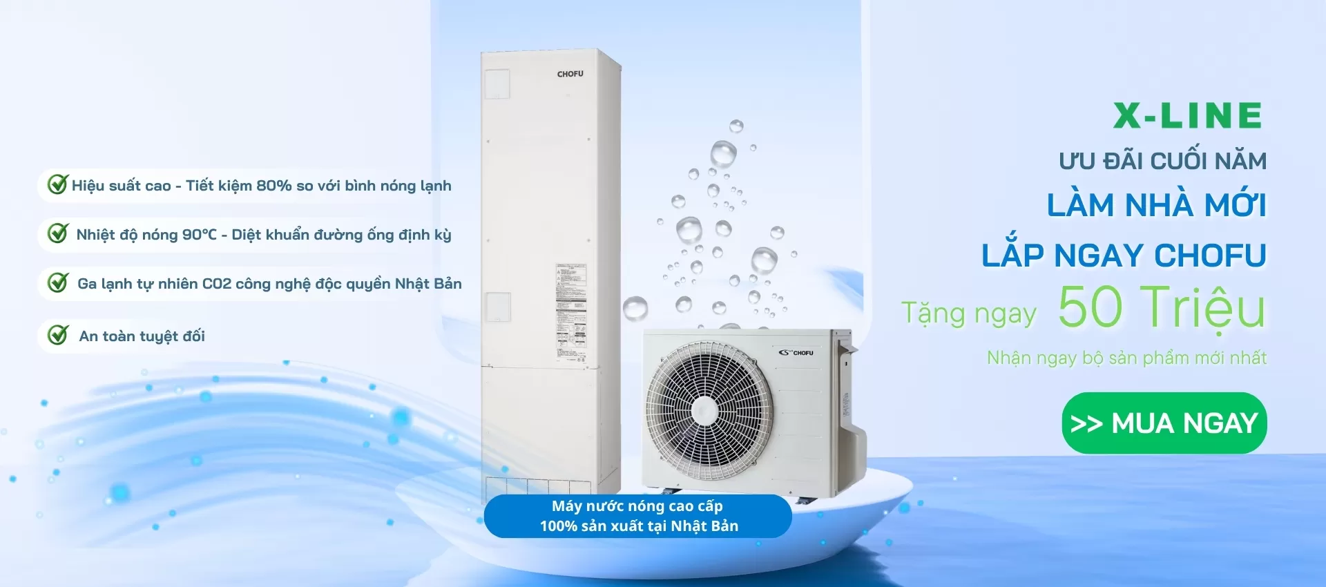 Máy Nước Nóng Bơm Nhiệt CO2