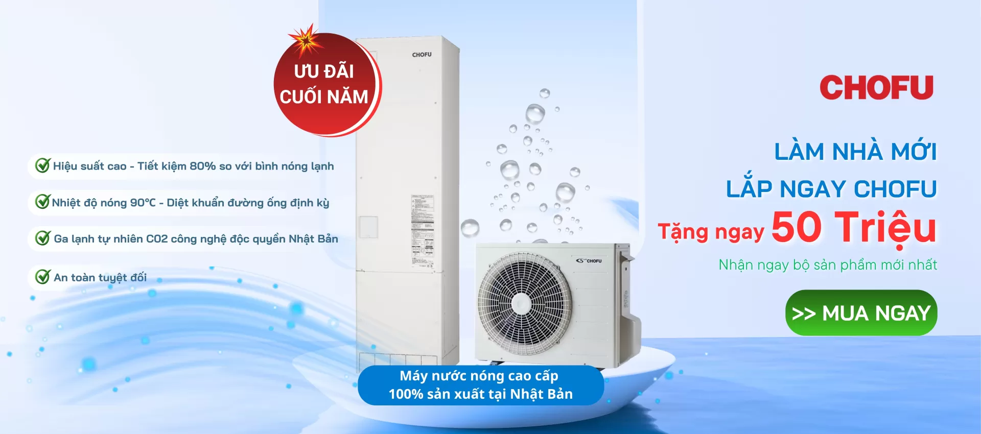 Máy Nước Nóng Bơm Nhiệt CO2