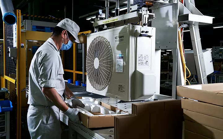 M&aacute;y nước n&oacute;ng trung t&acirc;m CHOFU EcoCute sản xuất theo ti&ecirc;u chuẩn khắt khe