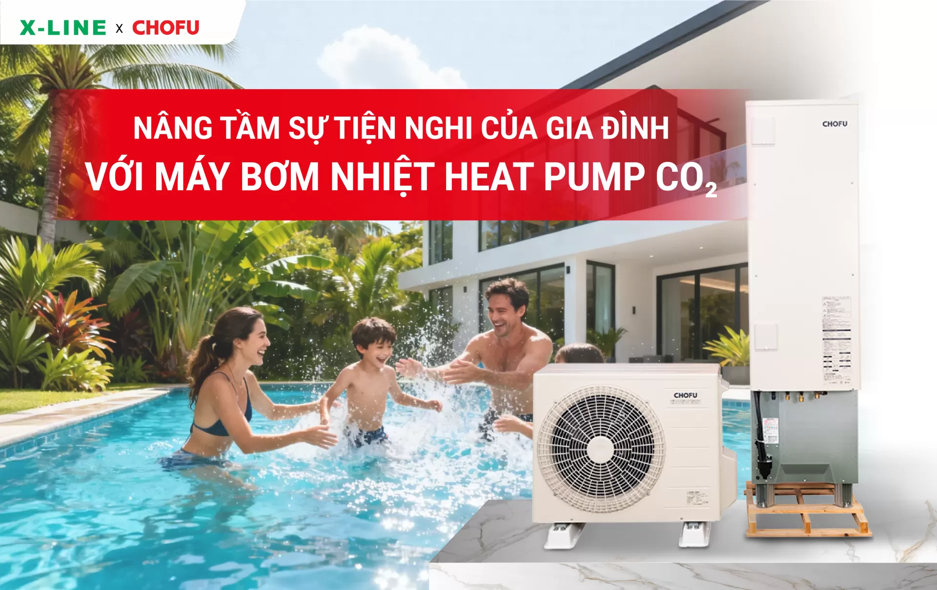 Nâng tầm tiện nghi của gia đình với máy bơm nhiệt heat pump CO₂