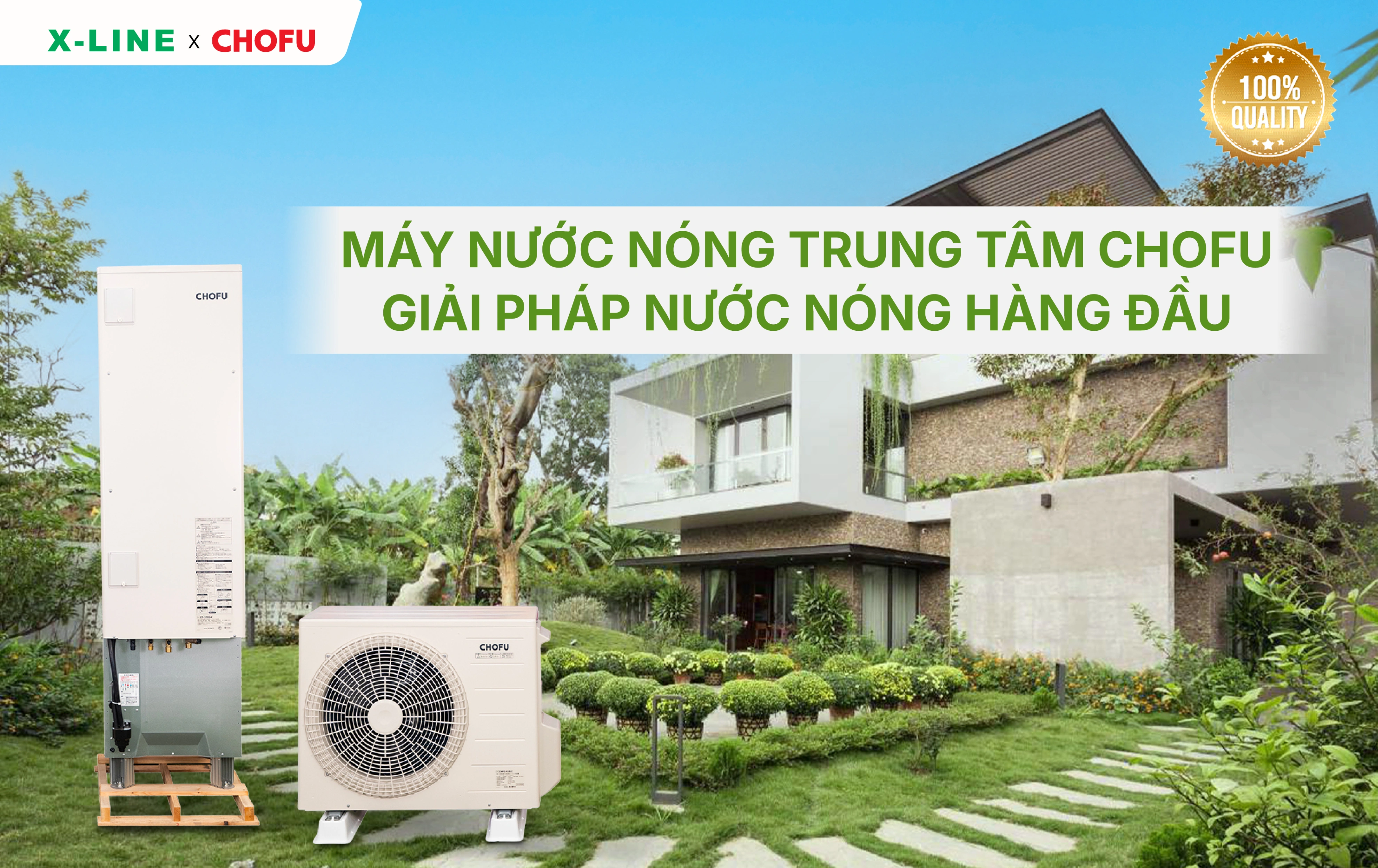 Máy nước nóng trung tâm CHOFU: Giải pháp nước nóng hàng đầu
