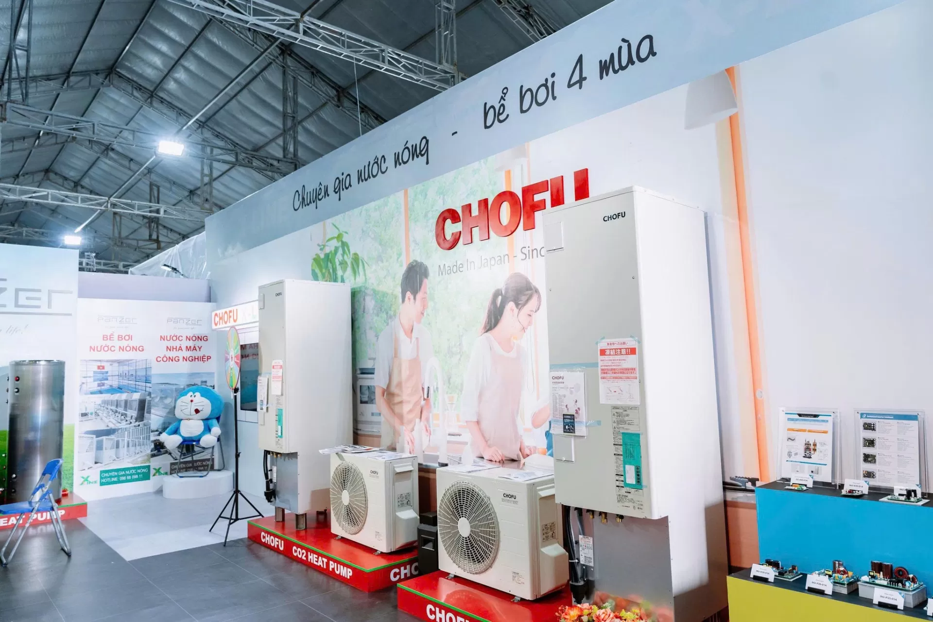 Giải ph&aacute;p bơm nhiệt từ M&aacute;y nước n&oacute;ng CHOFU