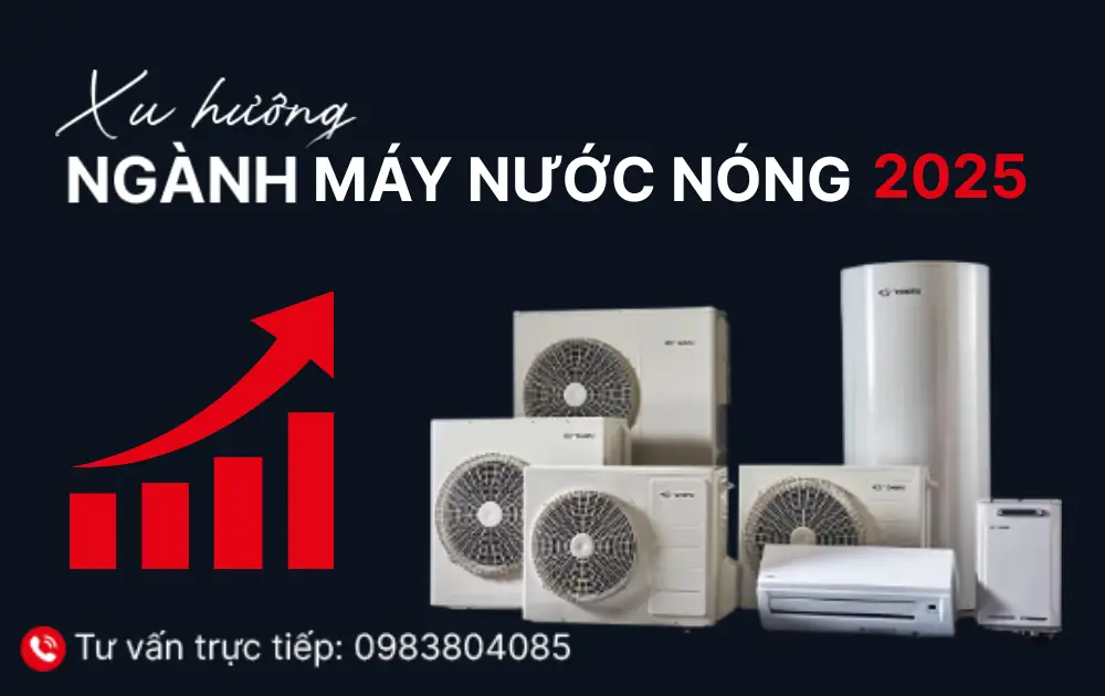 Xu hướng phát triển thị trường máy nước nóng năm 2025