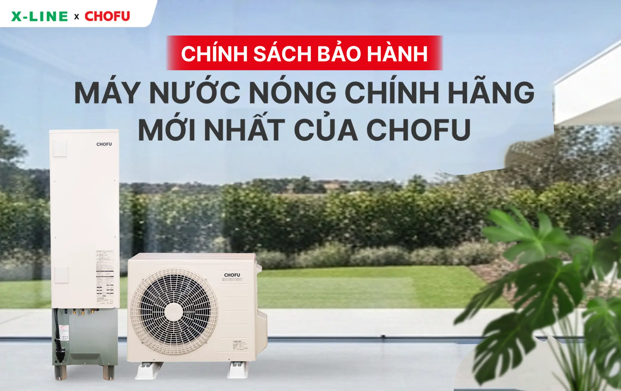 Bảo hành máy nước nóng CHOFU