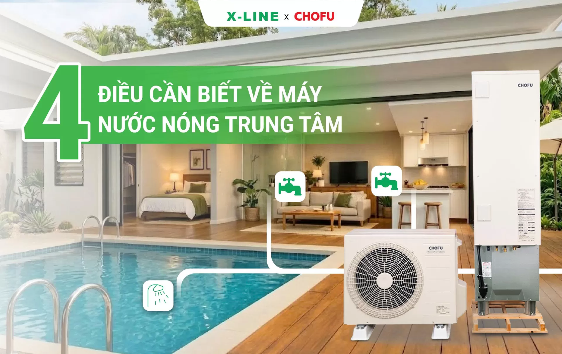 4 điều cần biết về máy nước nóng trung tâm