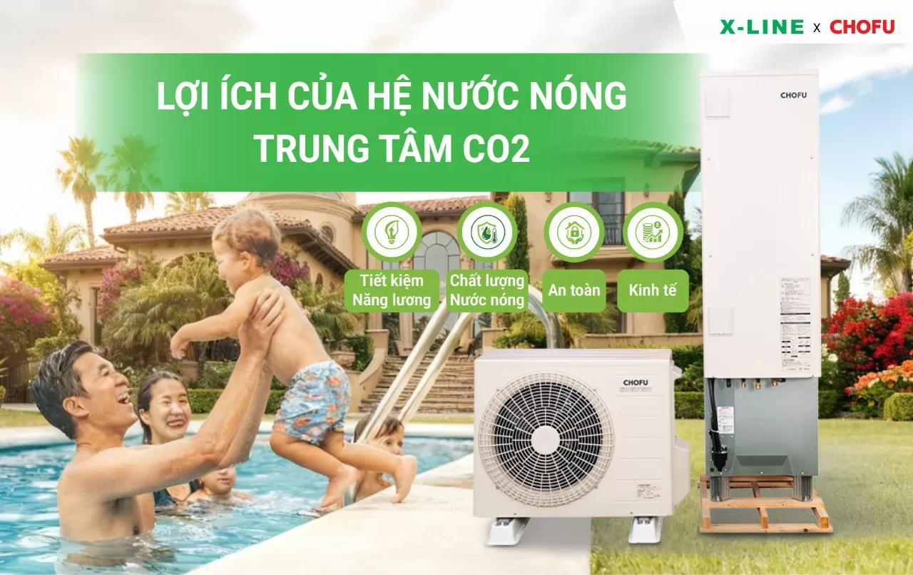 Lợi ích của hệ thống nước nóng trung tâm CO₂