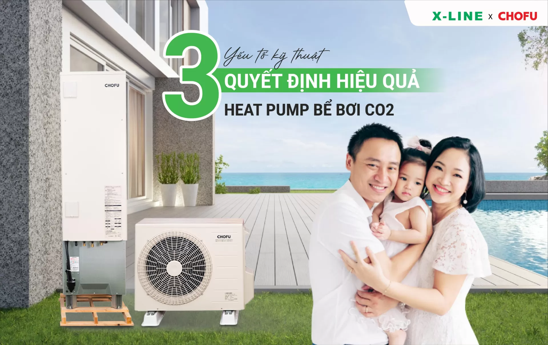 3 Yếu tố kỹ thuật quyết định hiệu quả heat pump bể bơi CO₂