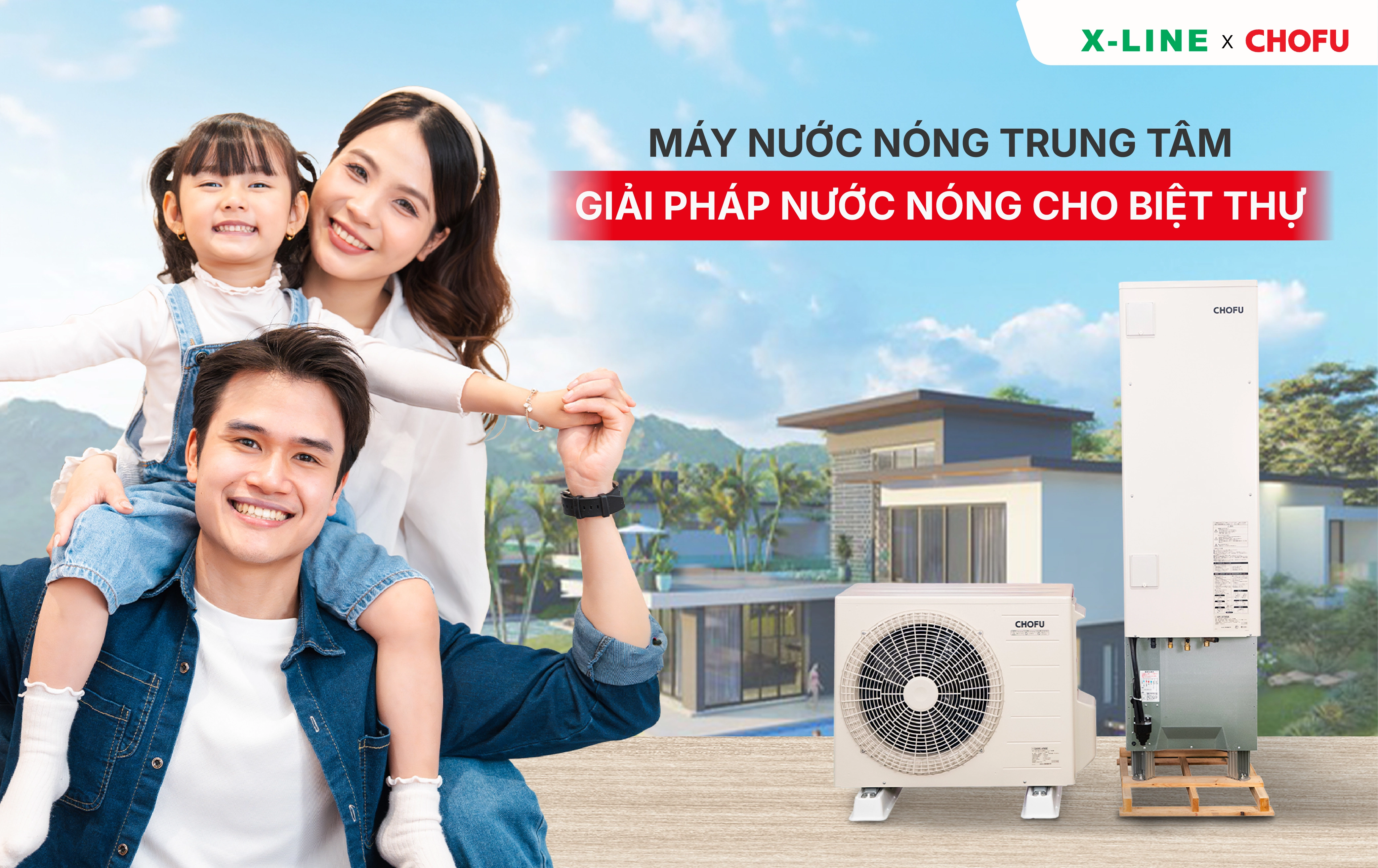 Máy nước nóng trung tâm: Giải pháp nước nóng cho biệt thự
