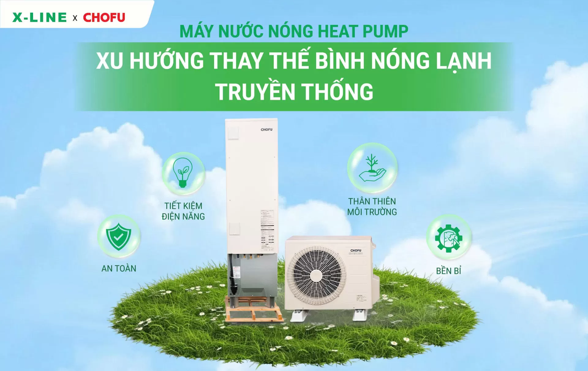 Máy nước nóng heat pump - Xu hướng thay thế bình nóng lạnh truyền thống