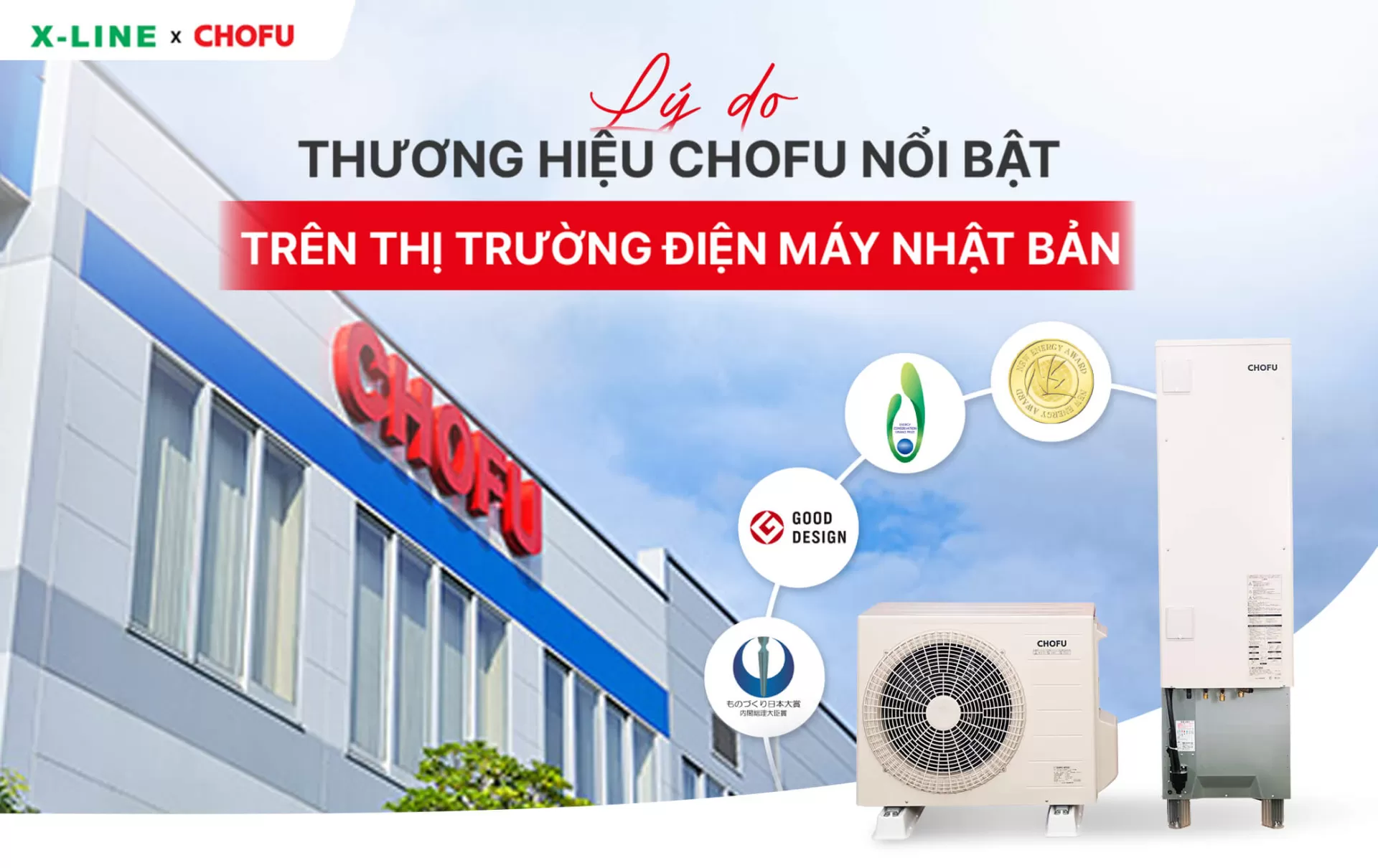 3 Lý do thương hiệu CHOFU nổi bật trên thị trường máy nước nóng Nhật Bản