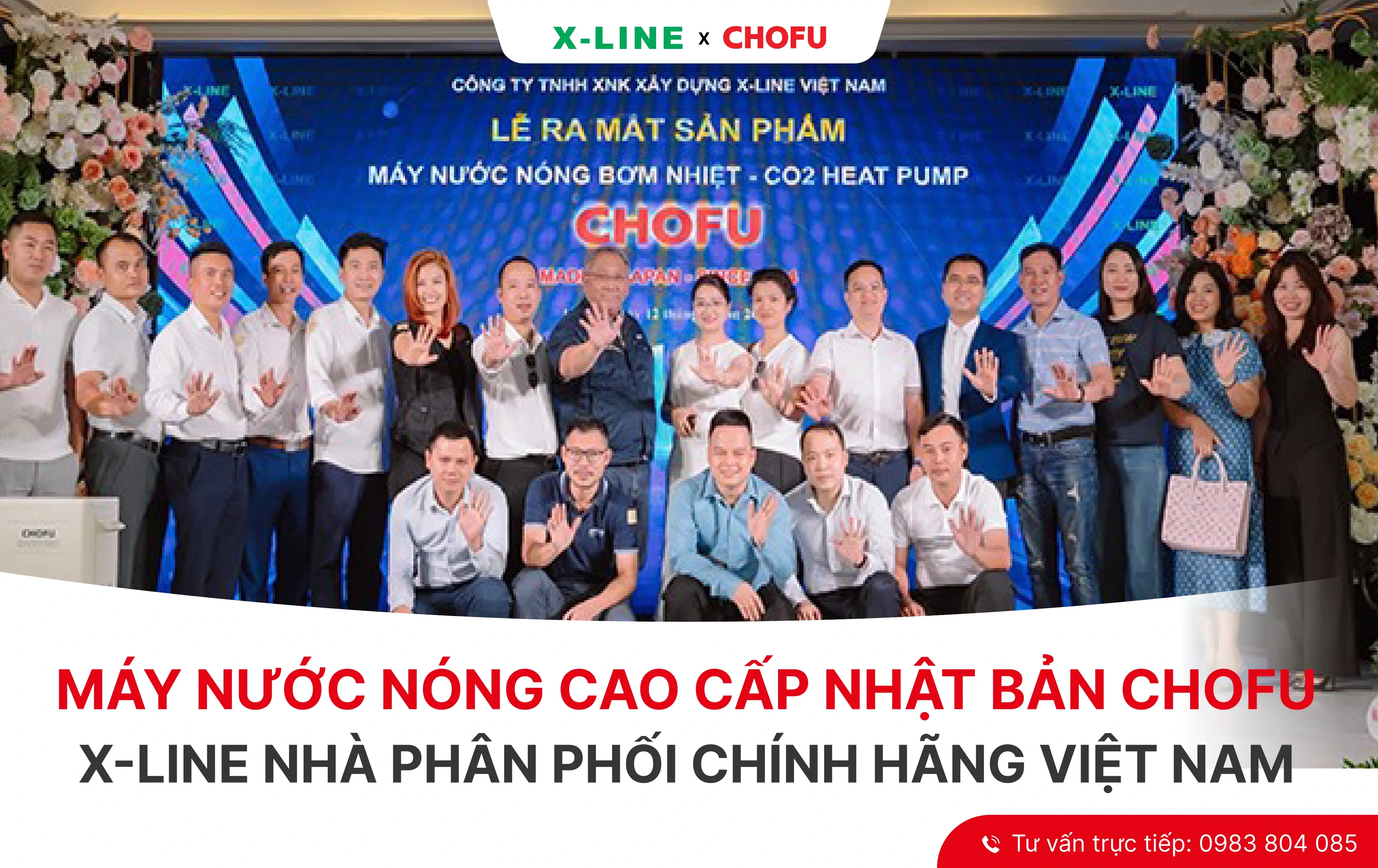 Máy nước nóng cao cấp Nhật Bản CHOFU phân phối chính thức độc quyền tại Việt Nam bởi X-Line